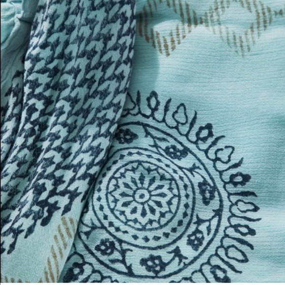 New! Mint Boho Carry Bag (thick material) - Picture 4 of 7